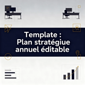 Template : Plan stratégique annuel éditable
